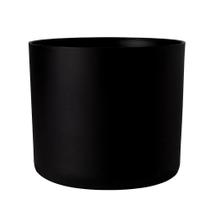 Vaso Cachepot Capri 14x13 cm Retângulo Preto West Garden