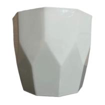 Vaso Cachepot Diamante Em Polietileno Decoração Planta Cores - Cinza Vaso Cachepot Diamante Em Polietileno Decoração Planta Cores - Cinza