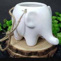 Vaso cachepot elefante com corda - vas109