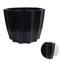 Vaso Cachepot Facetado Em Polietileno Decoração Planta Cores - Vaso Cachepot Facetado Em Polietileno Decoração Planta Cores -