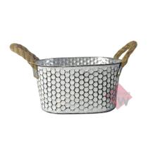 Vaso Cachepot Floreira Alumínio