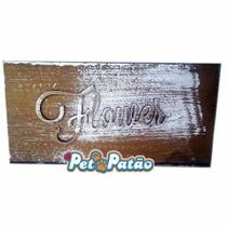 Vaso cachepot jardineira pq mdf bege escuro ( 019626 ) - un