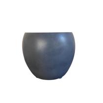 Vaso cachepot m ceramica cinza