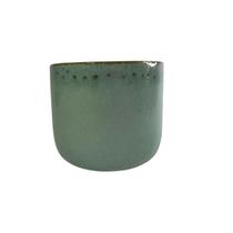 Vaso cachepot m verde ceramica Vaso cachepot m verde ceramica