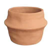 Vaso Cachepot Origem Cimento Marrom Ø17,5x12,5cm Saldão. Vaso Cachepot Origem Cimento Marrom Ø17,5x12,5cm Saldão.