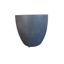 Vaso cachepot p ceramica cinza