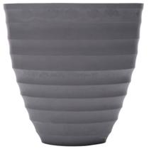 Vaso Cachepot Para Flores Plantas 15cmx7cm Plástico Lyor Névoa Cinza Decoração Vaso Cachepot Para Flores Plantas 15cmx7cm Plástico Lyor Névoa Cinza Decoração