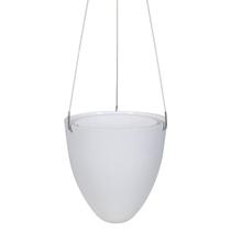 Vaso Cachepot Suspenso Egg Autoirrigável (Branco) VASART