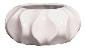 Vaso centro de mesa cerâmica 23cm decoração arranjo