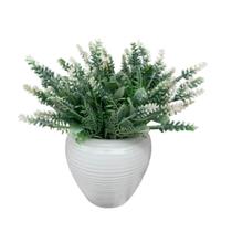 Vaso centro de mesa luxo branco de cerâmica decorativo