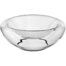 VASO CENTRO MESA DECORATIVO ENFEITE PAREDE DUPLA HOME&CO REDONDO BOROSSILICATO 11x30x30 TRANSPARENTE