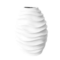 Vaso Cerâmica Alga G 18x10x27 - Formas Fluidas e Elegantes