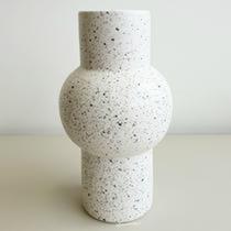 Vaso ceramica branco mart 24cm