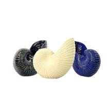 Vaso Cerâmica Caramujo 31x18x15 cm Originalidade e Sofisticação na Sua Decoração