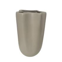 Vaso Cerâmica Cinza 28,5cm - Design Elegante e Resistente