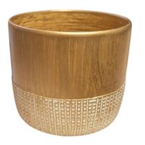 Vaso Cerâmica Classic (12) Cor Madeira BURGUINA Vaso Cerâmica Classic (12) Cor Madeira BURGUINA