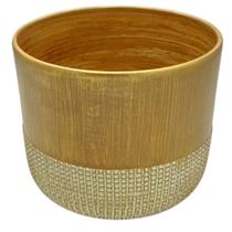 Vaso Cerâmica Classic (15) Cor Madeira BURGUINA