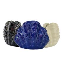 Vaso Cerâmica Concha Ostra 14x17x9 cm Sofisticação e Beleza Inspirada no Mar