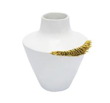 Vaso Ceramica Menor Branco Design Tradicional Luxo Vaso Ceramica Menor Branco Design Tradicional Luxo