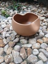 Vaso Ceramica Mocha Mousse Acabamento Fosco - 28x14 Vaso Ceramica Mocha Mousse Acabamento Fosco - 28x14