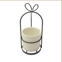 Vaso Cerâmica Orelha De Coelho Vasinho Com Suporte Pascoa Vaso Cerâmica Orelha De Coelho Vasinho Com Suporte Pascoa