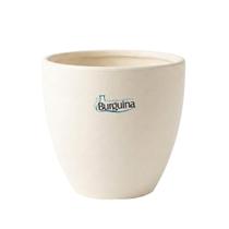 Vaso Cerâmica Orquídea (12) Off White BURGUINA Vaso Cerâmica Orquídea (12) Off White BURGUINA