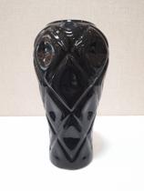 Vaso Cerâmica Preto 24cm Vaso Cerâmica Preto 24cm