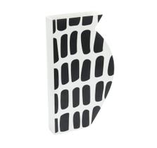Vaso Ceramica Preto e Branco Design Moderno Luxo Vaso Ceramica Preto e Branco Design Moderno Luxo