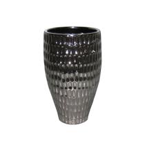 Vaso Cerâmica Silver 23cm - Demelo