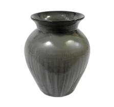 Vaso Ceramica Verde Escuro e Preta Design Tradicional Luxo Vaso Ceramica Verde Escuro e Preta Design Tradicional Luxo