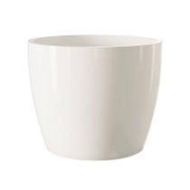 Vaso Cerâmico Cachepô Munique 16 Branco - Japi