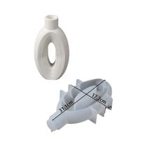 Vaso Cerâmico Minimalista Com Listras Molde De Silicone DIY Artesanato Em Concreto Gesso Ornamentos Vaso Cerâmico Minimalista Com Listras Molde De Silicone DIY Artesanato Em Concreto Gesso Ornamentos