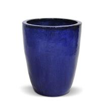 Vaso Ceramico Taranto Vitrificado Azul 5570cm - Porto Fino