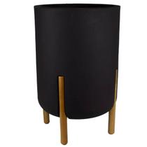 Vaso Cilíndrico Decore 34 (28L) Cor Chumbo JAPI