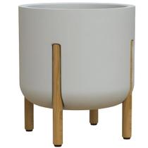 Vaso Cilíndrico Decore com 33cm Off-White - JVCDB33 - JAPI