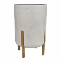 Vaso Cilíndrico Decore Polietileno 51x33x33cm Japi