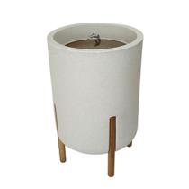 Vaso Cilíndrico Decore Polietileno 51x33x33cm Japi