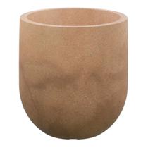 Vaso Cilíndrico Liso 33 (20L) Cor Macchiato JAPI Vaso Cilíndrico Liso 33 (20L) Cor Macchiato JAPI