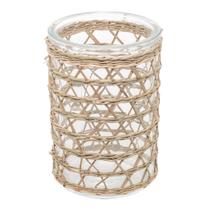 Vaso Cilíndrico Para Decoração De Mesas Com Flores Plantas Velas 10cm