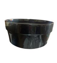 Vaso Cilíndrico Preto Médio em Cerâmica 25 x 10 cm Vaso Cilíndrico Preto Médio em Cerâmica 25 x 10 cm