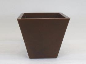 Vaso Cimbidio Conico Tabaco em MDF 19,5x22cm Vaso Cimbidio Conico Tabaco em MDF 19,5x22cm