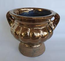 Vaso cimento cor cobre 16cm