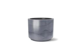 Vaso classic cilindrico baixo 32 cimento marmorizado