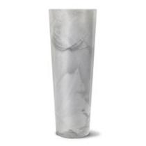 Vaso Classic Cone 58cm Cimento Marmorizado Cinza Vaso Classic Cone 58cm Cimento Marmorizado Cinza