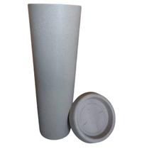Vaso Classic Cone 70 com Prato (27,5L) Cor Areia NUTRIPLAN