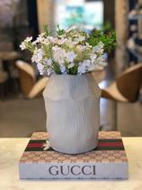 Vaso cogumelo capuccino menor 26 x 18 x 11