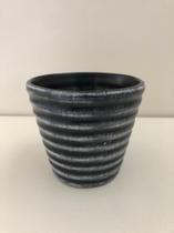 Vaso colmeia patina preta Vaso colmeia patina preta