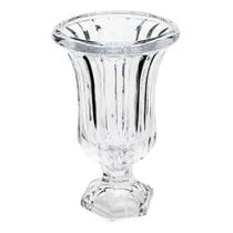 Vaso Com Pé De Vidro Kansas 15X24Cm Vaso Com Pé De Vidro Kansas 15X24Cm