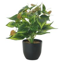 Vaso com Planta Artificial Verde 22 cm - D'Rossi - DRossi