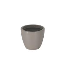 Vaso com Prato Tramontina Asteca 24 cm em Polietileno Concreto